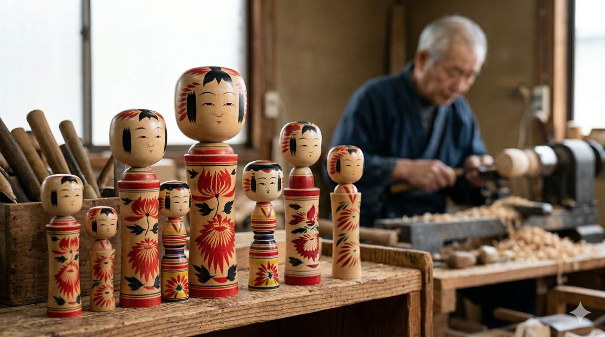 Miyagi Traditional Kokeshi Doll